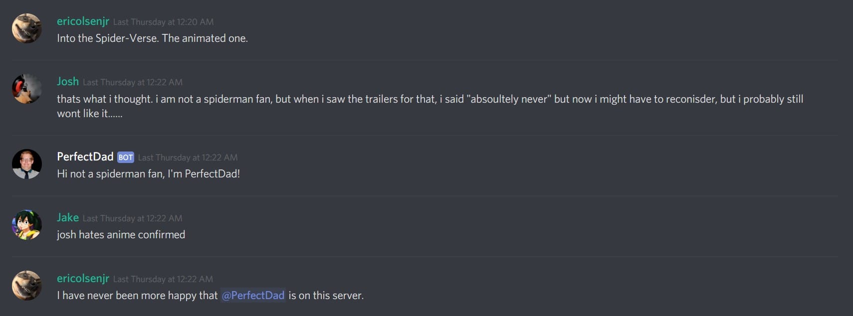 Perfect Dad Bot